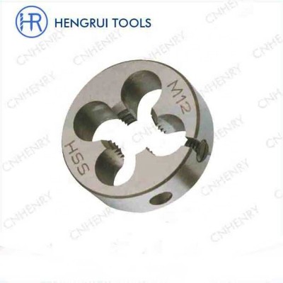 Hss Dies Hand round thread plate teeth Hand tools